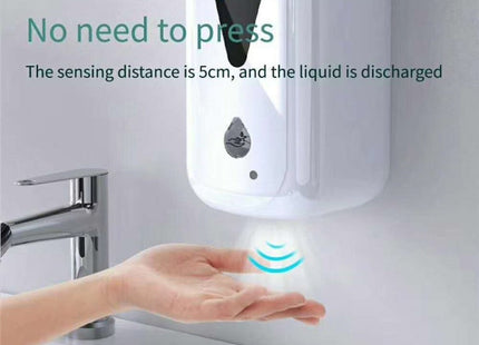 1200ML Wall-Mounted Touchless Automatic Infrared Sensor Drip Sterilization Dispenser