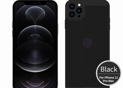 MOFi Honeycomb Texture Breathable PC Shockproof Protective Back Cover Case, For iPhone 12 Pro Max