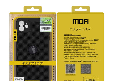 MOFi Honeycomb Texture Breathable PC Shockproof Protective Back Cover Case, For iPhone 12 Pro Max