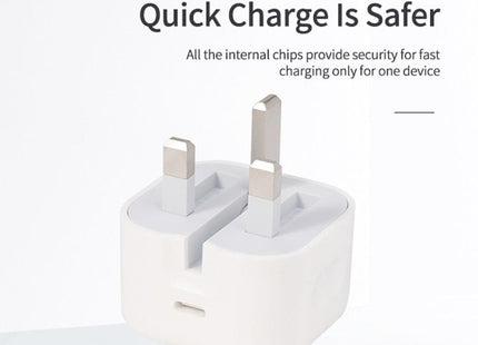 A234 20W PD 3.0 Type-C / USB-C Interface Folding Travel Charger, UK Plug, 20W