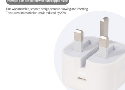 A234 20W PD 3.0 Type-C / USB-C Interface Folding Travel Charger, UK Plug, 20W