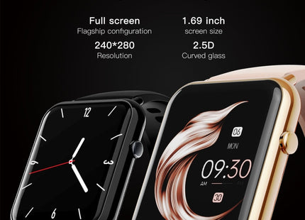 Q19 Pro IP67 Waterproof 1.69 inch Smartwatch