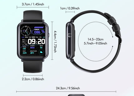 Q19 Pro IP67 Waterproof 1.69 inch Smartwatch