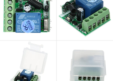 DC12V 1CH RF Remote Control Switch / 10A Relay / 433MHZ Switch Receiver
