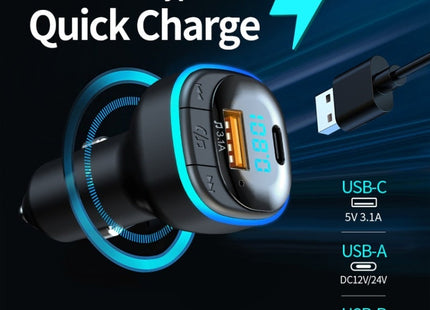 C33 Car Charger Quick Charge Type C Fast Charging Phone Adapter