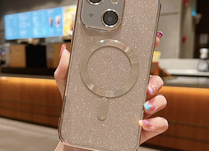Glitter Electroplating MagSafe TPU Phone Case, For iPhone 15 Pro Max, For iPhone 15 Pro, For iPhone 15 Plus