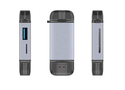 Typce-C+USB+Micro USB  OTG  Card Reader