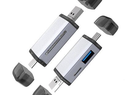 Typce-C+USB+Micro USB  OTG  Card Reader