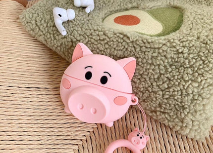 For Apple AirPods Pro Stereo Pig Bluetooth Headphone Protective Case