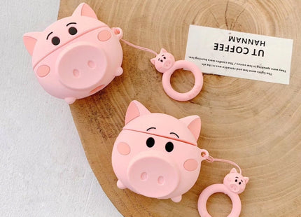 For Apple AirPods Pro Stereo Pig Bluetooth Headphone Protective Case