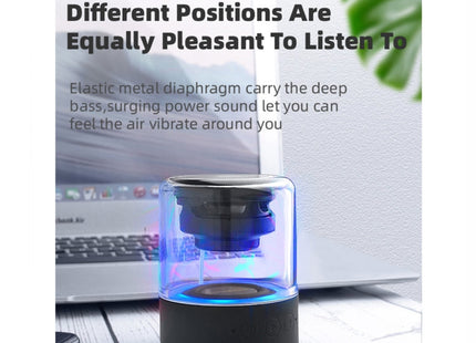 Fineblue MK-22 TWS Magnetic Absorption Bluetooth Speaker With LED Light Speaker