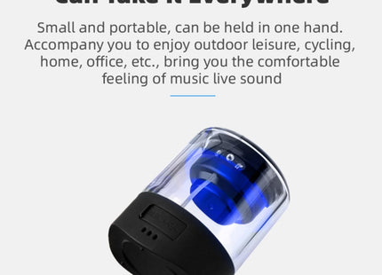 Fineblue MK-22 TWS Magnetic Absorption Bluetooth Speaker With LED Light Speaker
