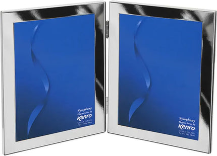 Kenro Symphony Elegant Double 6x4 Silver Plated Photo Frame