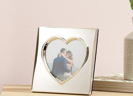 Kenro Symphony Heart 4x4 Silver Plated Frame