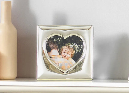 Kenro Symphony Heart 4x4 Silver Plated Frame