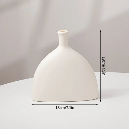 1PC Plastic Spiral White Vase Hydroponic Pot