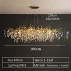 Long 100cm / Gold / Warm light