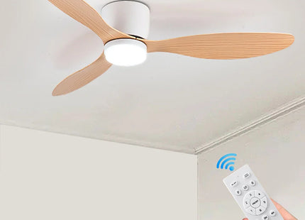 Ceiling Fan With Light, 6-speed choice, Reversible DC motor