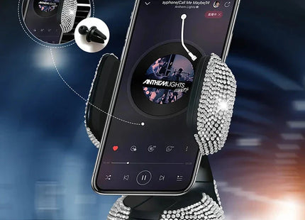 Diamond Cell Phone Holder for Car  Phone Mount
