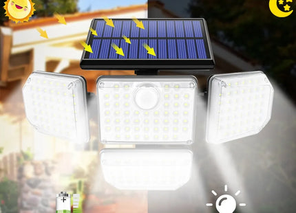 Solar light 3 Modes Adjustable Lighting Head