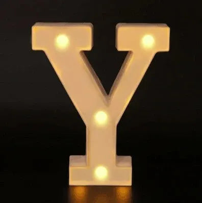 Alphabet LED Night Lights Number Letter Lamp 16cm