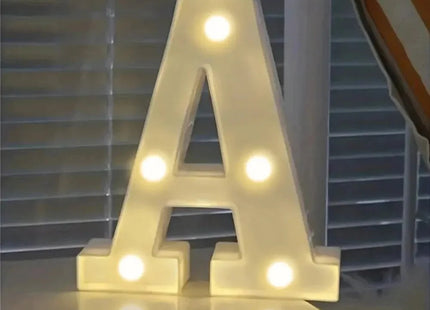 Alphabet LED Night Lights Number Letter Lamp