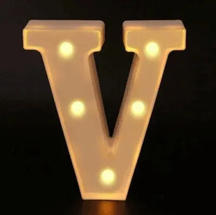 Alphabet LED Night Lights Number Letter Lamp