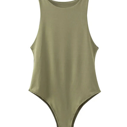 summer solid sexy bodycon women bodysuits female 4 color green slim casual  bodysuit chic lady club short playsuits femme