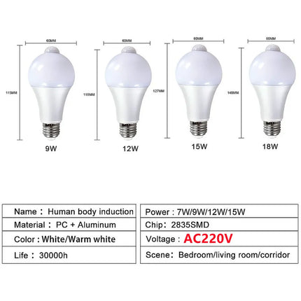 PIR Motion Sensor Lamp