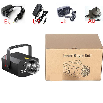 Party Lights Dj Disco Ball Light Pattern Projector Sound Activated