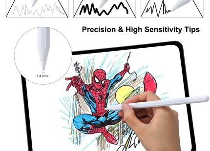 HUOBAO iPad Pencil 2nd Generation Magnetic Wireless Charging Stylus Air Pro Mini