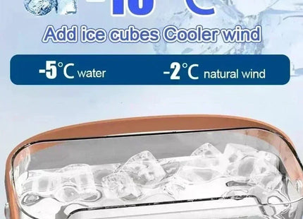 New 3 In 1 Fan AIr Conditioner Household Mini Air Cooler LED Night Light Portable