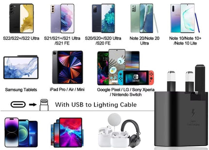 Samsung Genuine 25W USB C Fast Charging Adaptor Plug