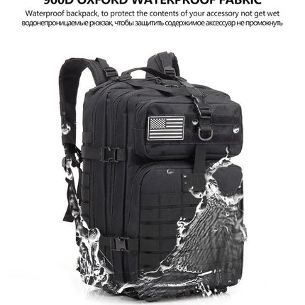 QT&QY 30/50L Tactical Backpacks Man Traveling Bags Survival Outdoor 3P Assault Pack EDC Molle Pack hiking Trekking Hunting Bag