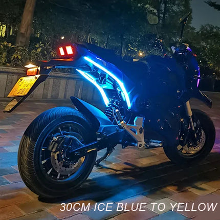 2pcs Motorcycle Turn Signal Lights LED Daytime Running Lights