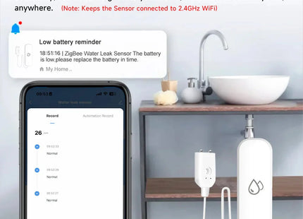Water Sensor Leak Detector Smart Home Security Protection