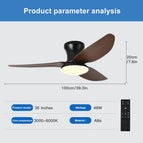 Peach wood black / 31-40W / 85-265V