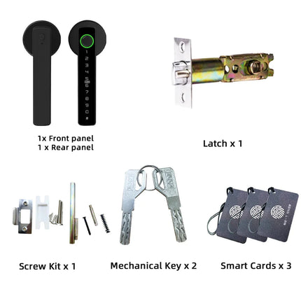 BLE Fingerprint Door Lock Digital Electronic Lock with Password/Key/IC Card/ Smart Life