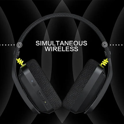 BINNUNE 2.4GHz Wireless Gaming Headset with Mic for PS5 PS4 PC Mac Playstation Bluetooth Gaming Headset with Microphone