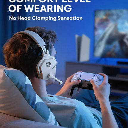 NUBWO G06 Pro Wireless Gaming Headset with Charging Station for Headset and PS5 Controller