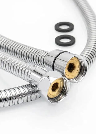 1.5M Handheld Shower Head Hose Flexible Explosion-proof Water Tube Bathroom Faucet Stainless Steel Shower Hose Extension Pipe
