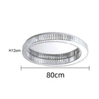 Dia80cm chrome / Remote dimmable