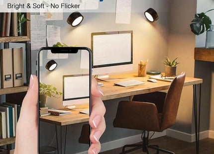 LED Wall Mounted Lights with Remote Wireless