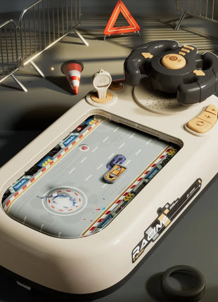 2024 Racing Adventure Children'S Steering Wheel Electric Desktop Game Console Evasion Simulation Driving Toy