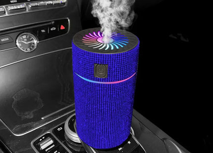 Luxury Diamond Car Diffuser Humidifier with LED Light