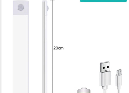 Motion Sensor Light Wireless LED Night Light USB Rechargeable Night Lamp Cabinet Wardrobe Lamp Under Backlight For Kitchen led