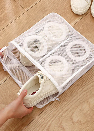 3pcs/set Mesh Laundry bag Washing Machine Shoes Bag Travel Storage bags Portable Anti-deformation Protective Clothes organizer