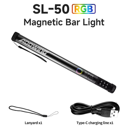 RGB Colorful Stick Light 30CM Handheld LED Light Wand Photography Studio Lamp