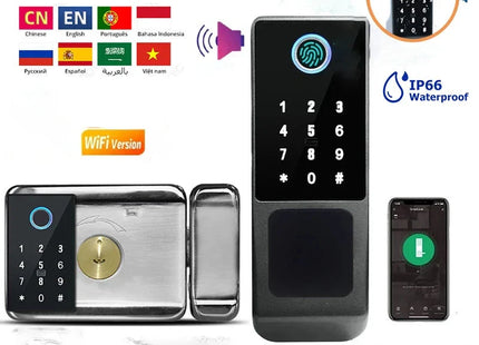 Wifi Fingerprint Smart Door Lock Outdoor