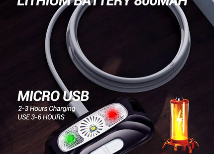 USB Head Flashlight